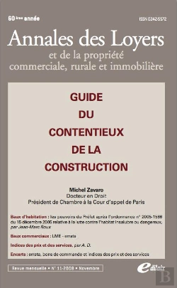 Bertrand.pt - Guide Du Contentieux De La Construction