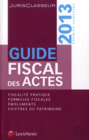 Guide Fiscal Des Actes 1 - 2013