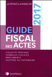 Guide Fiscal Des Actes 2e Semestre  2017