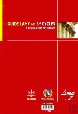 Bertrand.pt - Guide Lamy Des Troisiemes Cycles Et Des Masteres Specialises