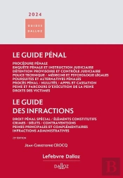 Guide Pénal : Guide Des Infractions (Édition 2024)