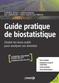 Bertrand.pt - Guide Pratique De Biostatistique : Choisir Les Bons Outils Pour Analyser Ses Données