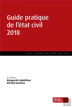 Bertrand.pt - Guide Pratique De L'Etat Civil 2018