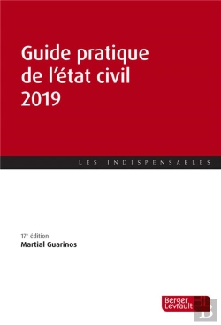 Bertrand.pt - Guide Pratique De L'État Civil 2019 (17e Ed.)