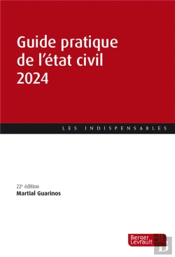 Bertrand.pt - Guide Pratique De L'État Civil (Édition 2024)
