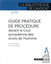 Guide Pratique De Procédure Devant La Cour Européenne Des Droits De L'Homme (Édition 2018)