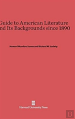 Bertrand.pt - Guide To American Literature And Its Backgrounds Since 1890