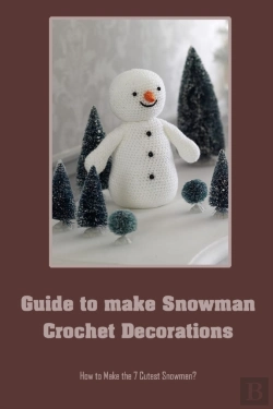 Bertrand.pt - Guide To Make Snowman Crochet Decorations