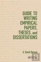 Guide To Writing Empirical Papers, Theses, And Dissertations