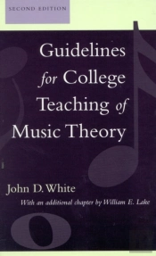 Guidelines For College Teaching Of Music Theory