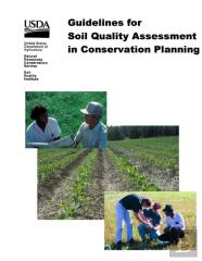 Guidelines For Soil Quality Assessment In Conservation Planning