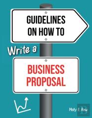 Guidelines On How To Write A Business Proposal