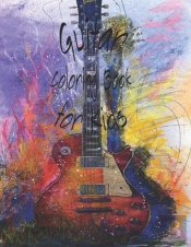 Guitar Coloring Book For Kids
