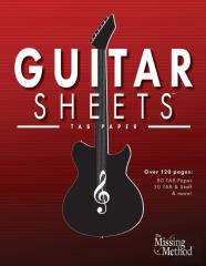 Guitar Sheets Tab Paper