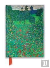 Gustav Klimt Poppy Field Journal