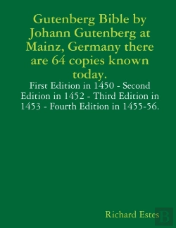 Bertrand.pt - Gutenberg Bible By Johann Gutenberg At Mainz, Germany There Are 64 Copies Known Today.