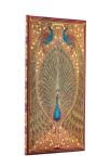 Hafizâ€™S Peacocks (Sangorski & Sutcliffe) Midi Unlined Hardcover Journal (Elastic Band Closure)