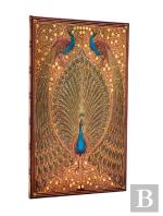 Hafizâ€™S Peacocks (Sangorski & Sutcliffe) Ultra Unlined Hardcover Journal (Elastic Band Closure)