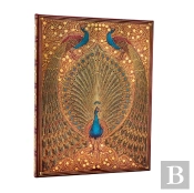 Hafizâ€™S Peacocks (Sangorski & Sutcliffe) Ultra Unlined Hardcover Journal (Elastic Band Closure)