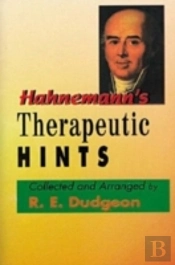 Hahnemann'S Therapeutic Hints