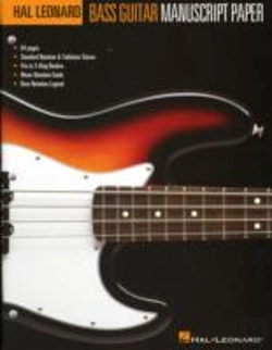 Bertrand.pt - Hal Leonard Bass Guitar Manuscript Paper