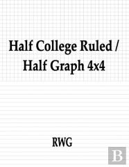 Half College Ruled / Half Graph 4x4