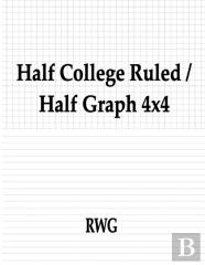 Half College Ruled / Half Graph 4x4