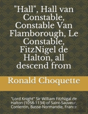 'Hall', Hall Van Constable, Constable Van Flamborough, Le Constable, Fitznigel De Halton, All Descend From