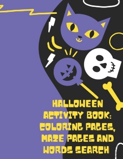 Bertrand.pt - Halloween Activity Book Coloring Pages Maze Pages And Words Search