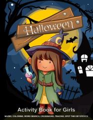 Halloween Activity Book For Girls