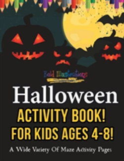 Bertrand.pt - Halloween Activity Book For Kids Ages 4-8! A Wide Variety Of Maze Activity Pages