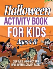 Halloween Activity Book For Kids Ages 4-