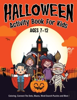 Bertrand.pt - Halloween Activity Book For Kids Ages 7-12