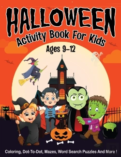 Bertrand.pt - Halloween Activity Book For Kids Ages 9-12