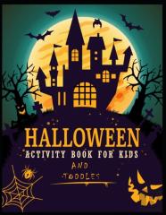 Halloween Activity Book For Kids And Toddles