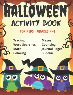 Bertrand.pt - Halloween Activity Book For Kids Grades K-1