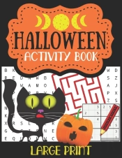 Halloween Activity Book Large Print