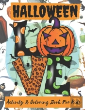 Halloween Activity & Coloring Book For Kids
