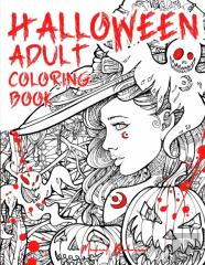 Halloween Adult Coloring Book