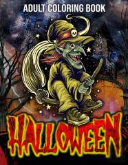 Halloween Adult Coloring Book