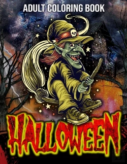 Bertrand.pt - Halloween Adult Coloring Book