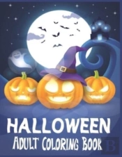 Halloween Adult Coloring Book