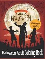 Halloween Adult Coloring Book