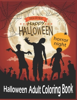 Bertrand.pt - Halloween Adult Coloring Book