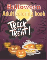 Halloween Adult Coloring Book