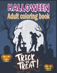 Halloween Adult Coloring Book