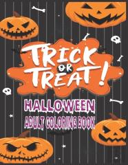 Halloween Adult Coloring Book