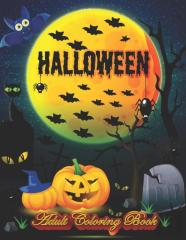 Halloween Adult Coloring Book