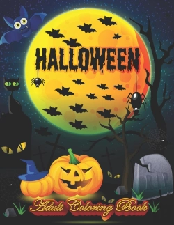 Bertrand.pt - Halloween Adult Coloring Book