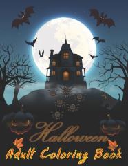 Halloween Adult Coloring Book